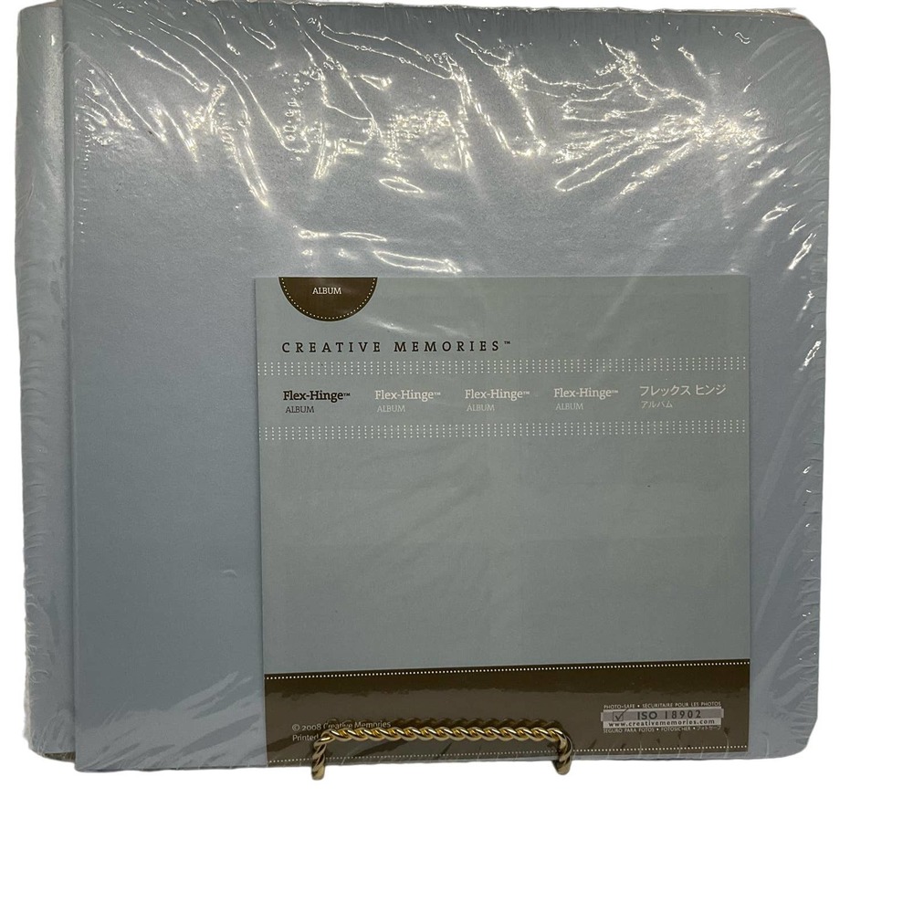 Creative Memories 8x8 Flex Hinge Album Cover Powder Blue